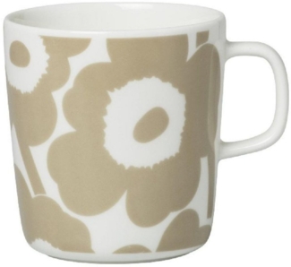 Marimekko Tasse Becher Oiva Unikko Weiß-Beige (Groß)