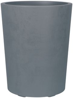 Runder Pflanzkübel Millennium 48 Liter in Grau mit Tolle Naturstein Optik