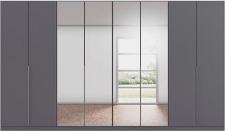 OTTO home Drehtürenschrank Kleiderschrank Schrank Garderobe AGORDO mit Dekor- oder Hochglanzfront (in zwei Griff-Farben, Breiten 91-360 cm) durchdachte Innenausstattung, in 7 Breiten und 2 Höhen MADE IN GERMANY