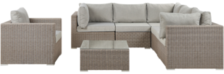 Ecksofa Lounge Set CONTARE Taupe