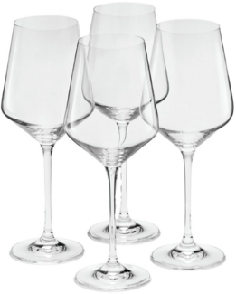 van Well Weinglas Ava, Weingläser 55,0 cl, 4 Stück, Kristallglas, Geschenkkarton mit Sichtfenster, spülmaschinengeeignet