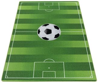 Stilvoll Günstig Kinderteppich Teppich für den Flur oder Küche Fußballstadion, Läufer, Höhe: 7 mm