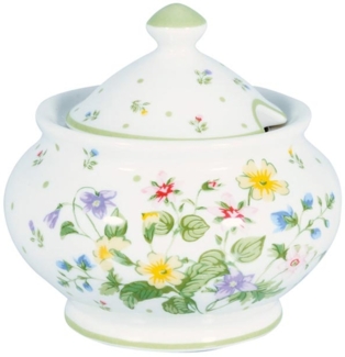 Greengate Zuckerdose rund Fiola white