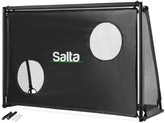 Salta 'Legend' Fußballtor mit Torwand, Stahlrahmen schwarz, 180x120 cm