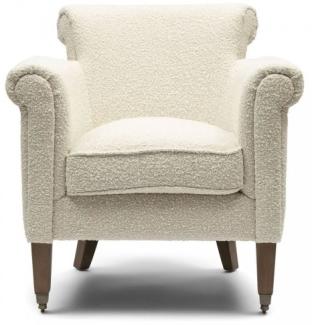 Riviera Maison Sessel Paramount Armchair Bouclé Weiß Sand 7701001