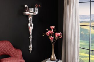 riess-ambiente Wandregal SCALA 80cm silber, Wandkonsole · Metall · Küche · Barock Design