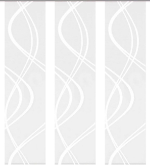 HOME WOHNIDEEN Schiebegardine TIBERIO 3er SET, Paneelwagen (3 St), transparent, Schiebegardine 3er SET TIBERIO
