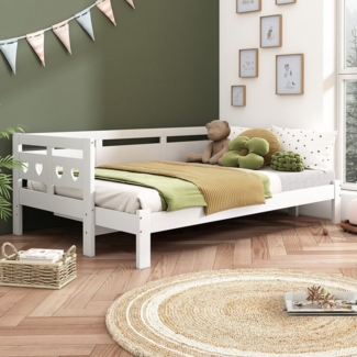 BlingBin Daybett Tagesbett Ausziehbar Bett (1 tlg), Absturzsicherung