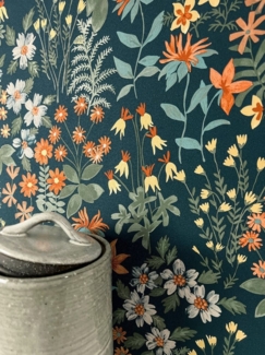 Newroom Vliestapete, strukturiert, Blumentapete, Floral