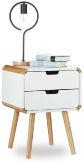 Nachttisch mit 2 Schubladen