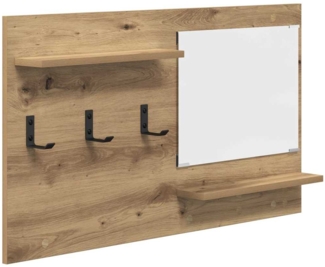 vidaXL Wandmontierter Kleiderständer Artisan-Eiche 90 x 10 x 50 cm 874522