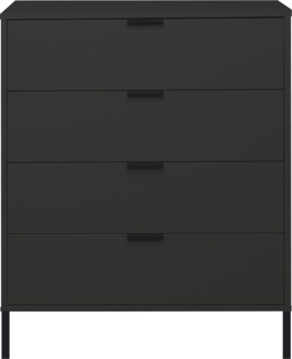 Maeusbacher Bonnie Kommoden Quadrat anthrazit matt lack BxHxT: 81 x 100 x 45 cm