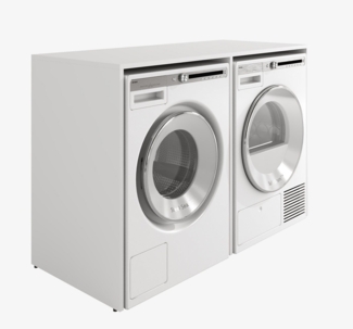 Platan Room Waschmaschinenumbauschrank DORA Waschmaschinenschrank 130 cm breit Überbauschrank Waschmaschine oder Wäschetrockner Schrank für Bad