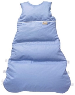 ARO Artländer Daunenschlafsack inkl. Stoffwindel, 80 (70/60), azur uni