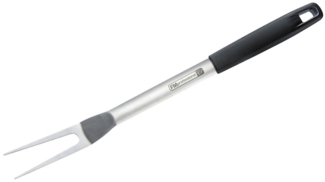 FMprofessional Fleischgabel, Edelstahl/Kunststoff, Schwarz/Silber, 44,5 cm