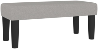 vidaXL Sitzbank Hellgrau 70 x 30 x 30 cm Stoff [346616]