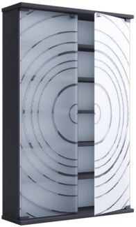 VCM CD / DVD Media Regal Tilano 920088 Anthrazit H. 92 x B. 60 x T. 18 cm