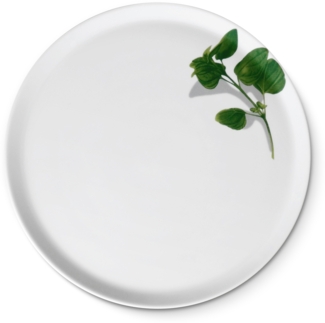 CreaTable - EUROPA KRÄUTER - Pizzateller BASILIKUM 33 cm aus Porzellan