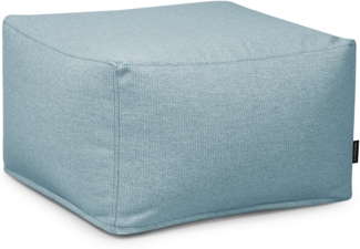 Sitzsack ‘Softbox‘, Bezugstoff - Dunes, 100% Olefin, Turquoise, 40x70x70 cm.