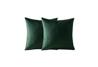 OKWISH Kissenbezüge 2er Set Kopfkissenbezug Kissenhülle Sofakissen, (2 Stück), 40x40cm Couchkissen aus Polyester Samt mit verdecktem Reißverschluss
