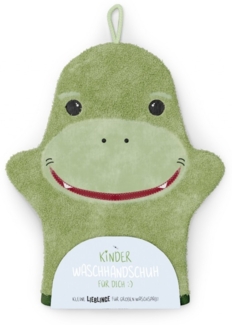 Kinder Waschlappen Waschhandschuh la vida Geschenk für Dich :-) Dino 3763811