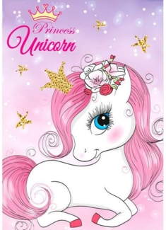 Unicorn Fleecedecke – Kuschelige Decke für zuhause 140 x 100 cm