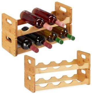 2 x Weinregal für je 8 Flaschen