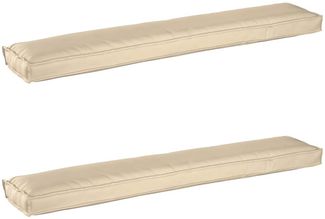 vidaXL Palettenkissenset 2 pcs Beige 200 x 40 x 8 cm Oxford-Gewebe 42001731