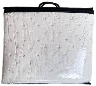 alesvelt Tagesdecke Set Ipek Überwurf Decke 3-Teilig 240x250 cm 2 Personen