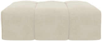 Vente-unique - Hocker - Cord - Beige - NAEMIA von Maison Céphy