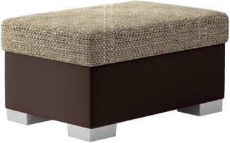 Pouf R4, Fußhocker, Beige