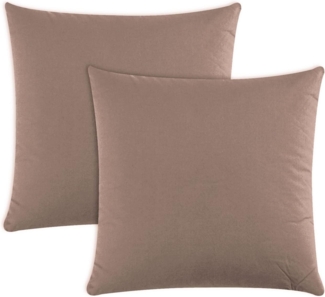 Müskaan Kissenbezug Kissenbezug 40x40 40x80 80x80 2er Pack Mikrofaser Kissenhülle, (2 Stück), mit Reißverschluss