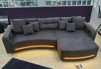 Jockenhöfer Gruppe Ecksofa Laredo L-Form, inklusive RGB-LED-Beleuchtung und Bluetooth-Soundsystem