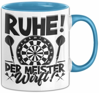 Trendation Tasse Dart-Spieler Geschenk Tasse Kaffee-Becher Darts Geschenkidee Spruch Ge