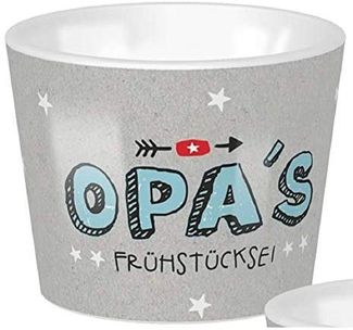 Sheepworld Eierbecher Porzellan Ø 5,2cm H 4.2cm Opa`s Ei 46478