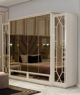 JVmoebel Kleiderschrank Garderobenschrank Schlafzimmerschrank Ankleideschrank Wandschrank (Kleiderschrank) Made in Europa