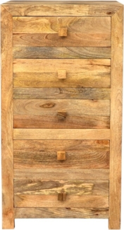Kommode Hina 60x120x45 aus Mangoholz