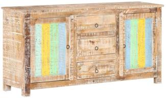 vidaXL Sideboard 151x40x75 cm Raues Akazienholz 321791