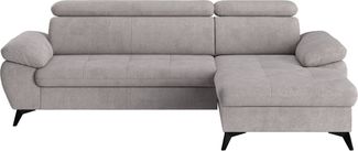 COTTA Ecksofa Hudson L-Form, B: 261 cm, mit Kopfteilverstellung, optional Bettfunktion & Bettkasten