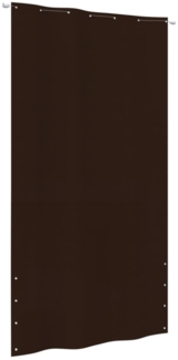 vidaXL Balkon-Sichtschutz Braun 140x240 cm Oxford-Gewebe 148561