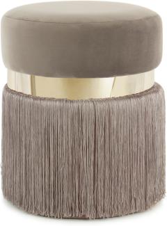 Hocker Rebecca 925 Taupe / Gold