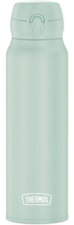 THERMOS ULTRALIGHT BOTTLE 0,75l, soft mint mat, Thermosflasche aus Edelstahl, 10 heiß / 20 h kalt, absolut dicht für Wasser, Tee, stille Getränke