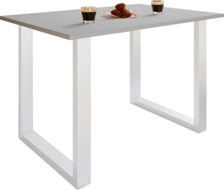 VCM Esstisch Xona 917348 Weiß / Grau H. 76 x B. 140 x T. 80 cm