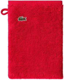 Lacoste Frottier Handtücher Lecroco|Waschhandschuh 15x21 cm| rouge