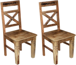2er Set Massivholz Essstuhl Esszimmerstuhl Küchenstuhl Wohnzimmer Stuhl