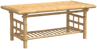 vidaXL Couchtisch 110x55x45 cm Bambus 368046