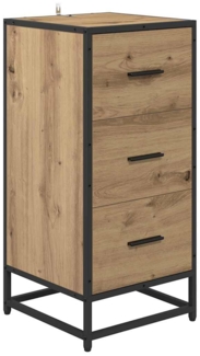 vidaXL Sideboard Artisan-Eiche 35,5 x 35 x 76 cm Holzwerkstoff 883586