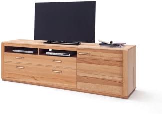 TV-Lowboard Kernbuche 224 cm extra hoch 70 cm Sanremo