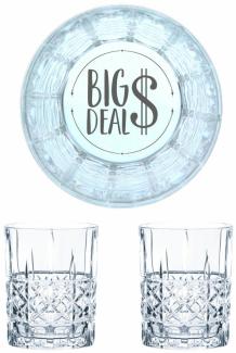 Nachtmann Whiskyglas Gravur Big Deal, Whiskeygläser Set, Gravur, Geschenk, Kristallglas, 345 ml, 2er Set