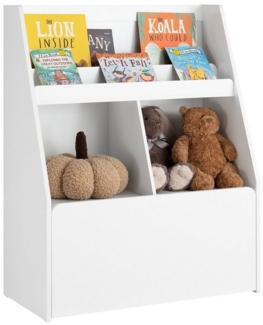 SoBuy Bücherregal KMB83, Kinderregal Aufbewahrungsregal für Kinder Spielzeugtruhe Kinderzimmer